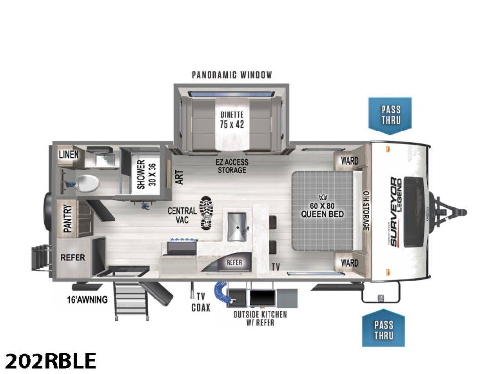 2020 Forest River Travel Trailer RV Surveyor Legend - Image 39